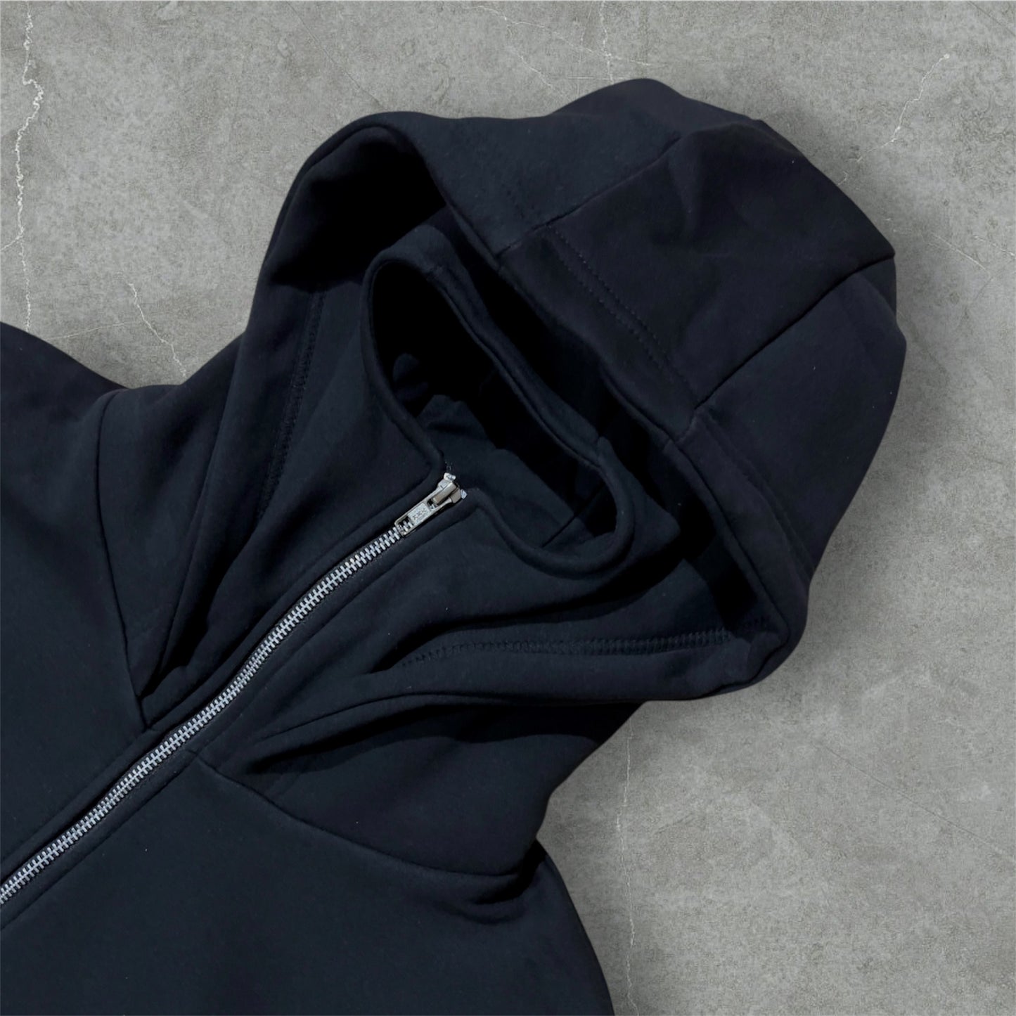 Premium Balaclava Cropped Oversized Hoodie